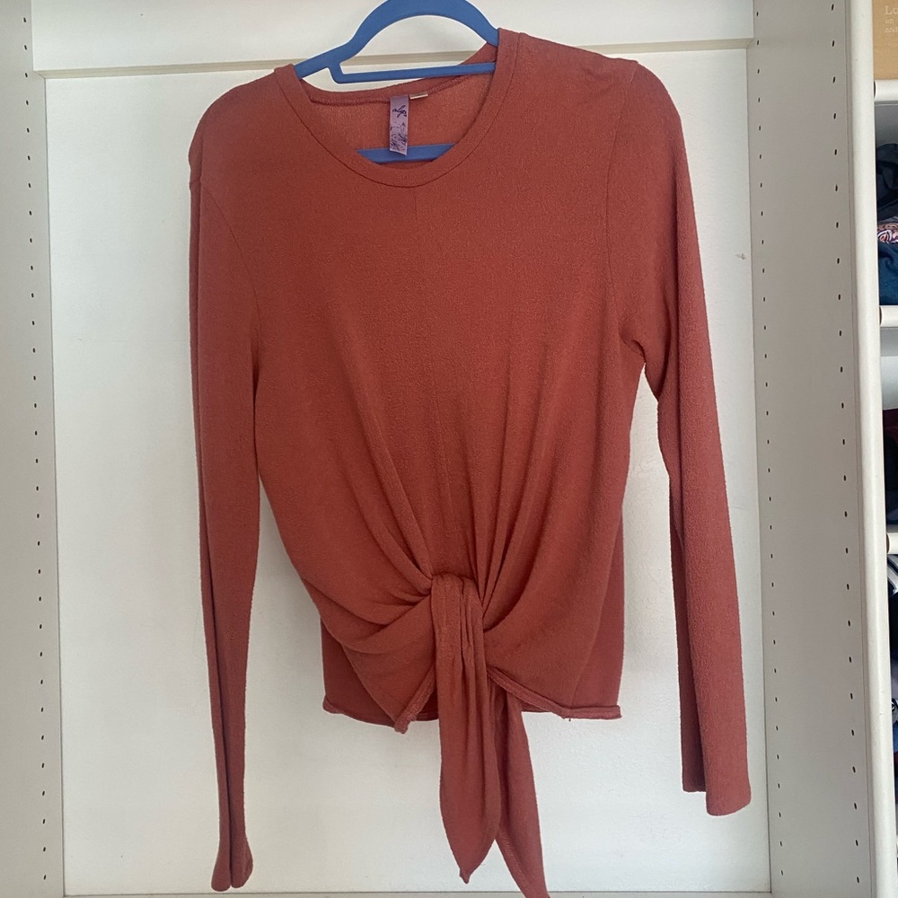 Francesca’s Collections Front Tie Shirt
